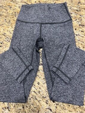 lululemon athletica Black and Heather Gray Leggings
